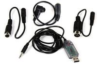SIM DYU-1005 Dynam USB Simulator Cable Set Include Futaba Square Adaptor